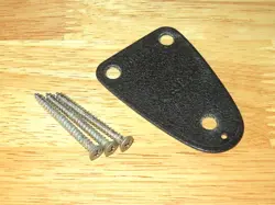 G&L 1992 USA BLACK LOGO SERIAL NUMBER THREE BOLT NECK PLATE