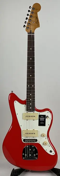 FENDER PLAYER II JAZZMASTER ELECTRIC SOLIDBODY GUITAR, CORAL RED