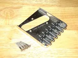 G&L 1992 USA CHROME ASAT CLASSIC BOXED INDIVIDUAL SADDLE BRIDGE