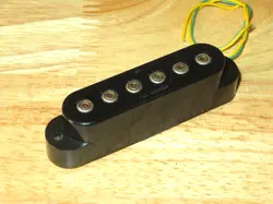 G&L 1991 USA BLACK MFD SINGLE COIL BRIDGE PICKUP