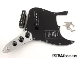 FENDER PLAYER II JAZZ BASS LOADED PICKGUARD, GUITAR, ALNICO 5 BLACK 3 PLY