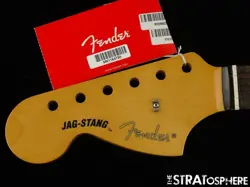 LEFTY FENDER KURT COBAIN JAG-STANG NECK GUITAR PART ROSEWOOD