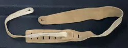 GENUINE FENDER GUITAR STRAP LEATHER BROWN