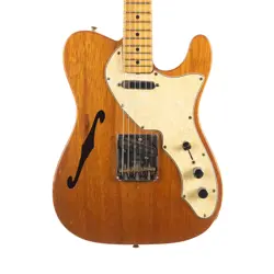 VINTAGE FENDER TELECASTER THINLINE NATURAL MAHOGANY 1968