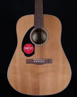 FENDER CD-60S LEFT HAND, WALNUT FB, NATURAL