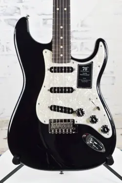 FENDER 70TH ANNIVERSARY PLAYER STRATOCASTER ELECTRIC GUITAR - NEBULA NOIR