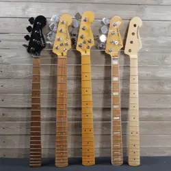 FENDER AND SQUIER BASS NECK LOT ASSORTED DAMAGED NECK LOT!