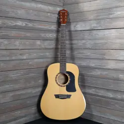 WASHBURN ADFK DREADNAUGHT ACOUSTIC GUITAR AS IS NECK CRACK