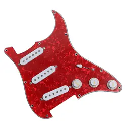 LOADED PICKGUARD RED