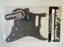 PICKGUARD FOR SSS FENDER STRATOCASTER BLACK PEARL 99C NO RESERVE AUCTION