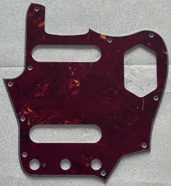 CUSTOM FOR FENDER US CLASSIC PLAYER JAGUAR STYLE GUITAR PICKGUARD RED TORTOISE