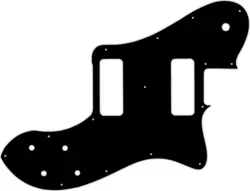 WD CUSTOM PICKGUARD FOR FENDER CLASSIC PLAYER TELECASTER DELUXE BLACK DOVE #0...