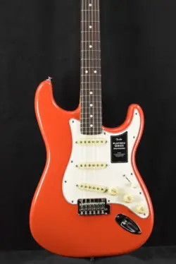 FENDER PLAYER II STRATOCASTER CORAL RED ROSEWOOD FINGERBOARD