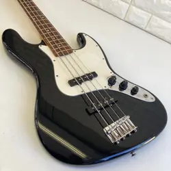 SQUIER JBASS JAZZ BASS BY FENDER ELECTRIC BLACK