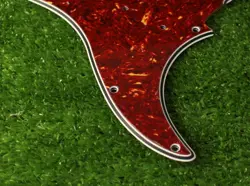 PRECISION P BASS PICKGUARD FOR USA FENDER BROWN TORTOISE SHELL CELLULOID TOP