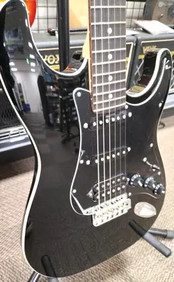 FENDER JAPAN AERODYNE STRATOCASTER GUITAR BLACK S/S/H MADE IN JAPAN