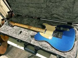 FENDER AMERICAN ULTRA TELECASTER MAPLE COBRA BLUE USA 2020 SOLID ELECTRIC GUITAR