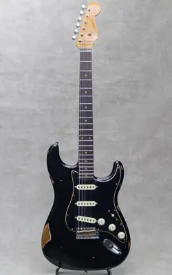 FENDER CUSTOM SHOP 2017 LTD BLACK ROASTED DUAL-MAG STRATOCASTER RELIC USA 2022