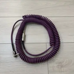 FENDER JIMI HENDRIX VOODOO CHILD 30 FT. COILED GUITAR CABLE PURPLE