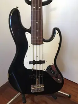 FENDER SQUIER FRETLESS BASS 90S MADE IN JAPAN MIJ SCHALLER TUNERS VINTAGE RARE
