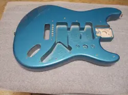 1997 FENDER STRATOCASTER BODY - LAKE PLACID BLUE - MIM MEXICO