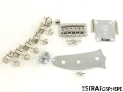 FENDER PLAYER II MUSTANG SERIES HARDWARE SET TREMOLO TUNERS PLATES GUITAR 