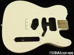 FENDER STANDARD TELECASTER TELE BODY GUITAR PARTS POPLAR OLYMPIC WHITE