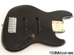 FENDER SQUIER AFFINITY JAZZ BASS VI SIX STRING BODY & HARDWARE PARTS BLACK