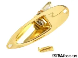 FENDER CUSTOM SHOP AMERICAN CUSTOM STRATOCASTER NOS OUTPUT JACK STRAT GOLD