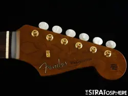 FENDER CUSTOM SHOP AMERICAN CUSTOM STRAT NOS NECK & GOLD TUNERS ROASTED MAPLE