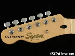 LEFTY FENDER SQUIER AFFINITY TELECASTER NECK + TUNERS, PARTS FOR TELE MAPLE