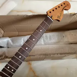 BIG HEAD ROASTED MAPLE ST GUITAR NECK 22 FRET 25.5 INCH FOR DIY FENDER REPLACE