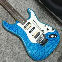 FENDER MICHIYA HARUHATA STRATOCASTER RW CARIBBEAN BLUE TRANS - NEW
