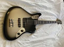 FENDER TROY SANDERS JAGUAR BASS SILVERBURST