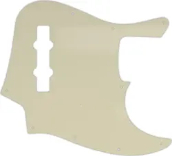 WD CUSTOM PICKGUARD FOR FENDER HIGHWAY ONE JAZZ BASS #55 PARCHMENT 3 PLY