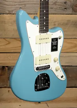 FENDER PLAYER II JAZZMASTER ELECTRIC GUITAR AQUATONE BLUE