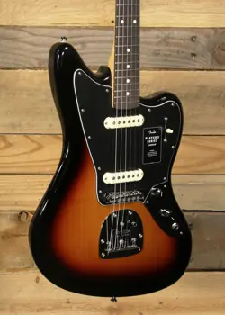 FENDER PLAYER II JAGUAR ELECTRIC GUITAR 3-COLOR SUNBURST
