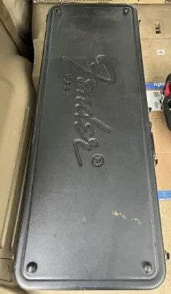 FENDER ELECTRIC GUITAR HARDSHELL CASE MOLDED 80S STRATOCASTER/TELECASTER VINTAGE