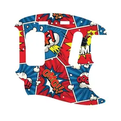 PICKGUARD FOR FENDER KURT COBAIN MUSTANG COMIC 