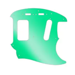 PICKGUARD FOR FENDER KURT COBAIN MUSTANG GREEN MIRROR