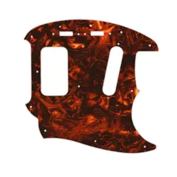PICKGUARD FOR FENDER KURT COBAIN MUSTANG FAUX TORTOISE