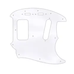 PICKGUARD FOR FENDER KURT COBAIN MUSTANG CLEAR ACRYLIC