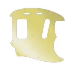 PICKGUARD FOR FENDER KURT COBAIN MUSTANG GOLD MIRROR