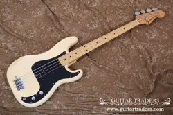 FENDER 1975 PRECISION BASS OLYMPIC WHITE FINISH
