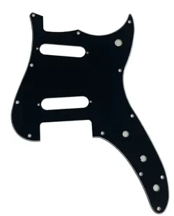 NEW 3 PLY BLACK FOR FENDER DUO-SONIC OFFSET SS STYLE GUITAR PICKGUARD