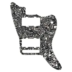 PARTS FOR US FENDER 2024 JAZZMASTER PLAYER II GUITAR PICKGUARD,BLACK PEARL SHELL