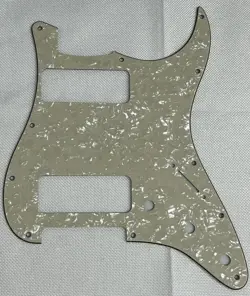 IVORY WHITE PEARL FOR FENDER STRATOCASTER P90 2 PICKUP STRAT GUITAR PICKGUARD
