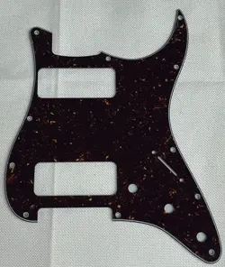 BROWN TORTOISE FOR FIT FENDER STRATOCASTER P90 2 PICKUP STRAT GUITAR PICKGUARD