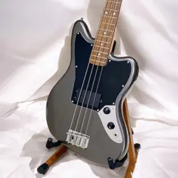 SQUIER BY FENDER JAGUAR BASS ELECTRIC GUITAR - USED, GOOD CONDITION