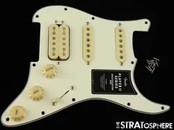 FENDER PLAYER II STRAT HSS LOADED PICKGUARD PICKUPS HSS ALNICO, PARCHMENT